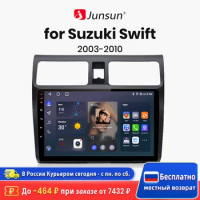 Junsun V1 AI Voice Wireless CarPlay Android Auto Radio for Suzuki Swift 2003 2005 2006 2007-2010 4G Car Multimedia GPS 2din