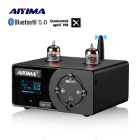 AIYIMA T10 APTX Bluetooth Headphone Amplifier Audio Decoder Hifi Home Theater USB DAC Coaxial OPT PC-USB Amp Remote Control