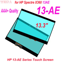 13.3" Touch Digitizer Replacement For HP Spectre X360 13-AE 13AE Series Touch Screen Digitizer 13-AE030CA 13-ae025TU 13-AE051NR