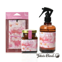 【日本JOHN'S BLEND】室內香氛季節限定(麝香櫻花)(擴香膏/掛片/香氛噴霧/洗髮精/潤髮乳/護髮油)