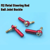 1PC M2 Metal Ball Joint Buckle Ball Head End for Model Car Tie Rod End Connecting Rod End Steering Rod