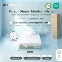 PIRA SLEEP 1 MFC Kasur Spring Bed Adem / Dingin dengan Cooling Fabric | Medium Firm Pocket Spring & 