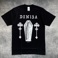 Tshirt DENISA - LIVE AND DIE Cotton combad 24s tebal  nyaman lebmut pria wanita