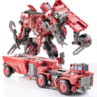 AOYI SS Transformation Devastator Fine Coating Overload Roaring Rampage Hook Yellow Bulldozer Action FIgure Robot Toys In Stock
