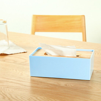 ♚MY COLOR♚ 馬卡龍色木蓋面紙盒(小) 廚房 辦公室 紙巾 收納 浴室 北歐風 繽紛【N282】