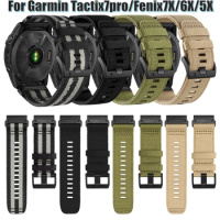For Garmin Tactix7pro/Fenix7/7X/6/6X/5/Fenix 5X Watch Band 22mm/26mm Smart Bracelet Strap for garmin watchband watches wrist