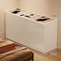 牀頭櫃床尾櫃置物架臥室家用簡約現代床邊夾縫櫃小戶型靠牆儲物櫃