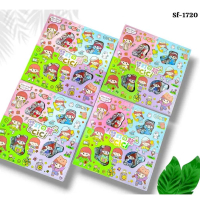 Stiker Viral Stiker Momo Isi 100 Lembar Stiker Momo 4 Warna Rainbow Lucu Stiker Waterproof Murah
