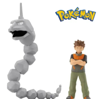 Original Brock Onix Pokemon Sw Scale World Anime Figure Action Model In Stock Decorative Collectible Figurine Toys Gifts