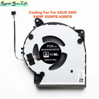 Computer PC CPU Cooling Fans for ASUS X409 X409F X509 X509F A509 X409FA X409FJ X509FB A509FB Notebook CPU Fan Cooler Radiator 5V