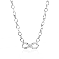 Tiffany&amp;Co. INFINITY 無限符號 925純銀鏈環項鍊