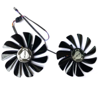 2pcs/lot 95MM FDC10U12S9-C 4Pin RX 5600XT 5700XT RX580 GPU Cooling Fan For XFX Radeon RX 5600 5700 XT RAW II Graphic Cards