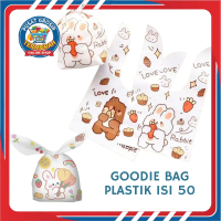 PGT Goodie Bag Plastik Permen Karakter Isi 50pcs Kantong Bingkisan Souvenir Tas Snack Ulang Tahun An