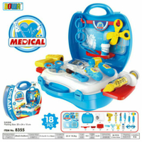 ❤現貨❤   兒童仿真醫具手提箱（帶燈光）/兒童益智過家家玩具/可拆裝醫具工具箱/小小醫生玩具/模擬醫生組/聲光玩具