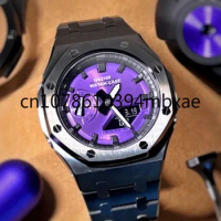 HOT selling purple 4th GA-2100/2110 casioak Watch Case DIY Stainless Steel Watch Strap for GSHOCK Mod
