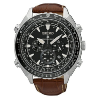 送禮首選★SEIKO PROSPEX太陽能電波計時運動腕錶/黑/8B92-0AK0P(SSG005P1) SK005 附提袋【全館滿額折價★APP下單點數4倍送】線上購買享_實體門市同步服務