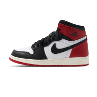 NIKE 耐吉 Air Jordan 1 High OG Black Toe Reimagined GS 大童 黑紅色 黑腳趾 高筒 休閒鞋 FD1437-106