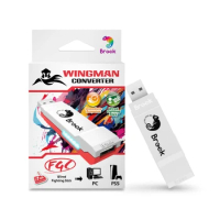 Brook Wingman FGC Converter Adapter for PS5/PS4/PS3/Xbox One/Xbox 360/Switch Wired Arcade Stick to for PS4/PC/PS5 Fighting Games