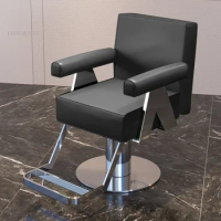 Luxury Beauty Salon Barber Chairs Hot Dyeing Reception Equipment Professional Barber Chair Beauty Salon Commercial Furniture N