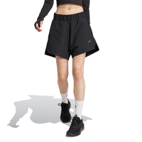 ADIDAS 短褲 W Z.N.E. WVN SH 黑 寬版 運動短褲 女 IS1877