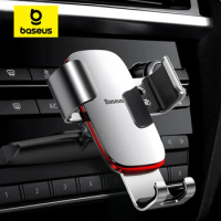 Baseus Gravity Car Phone Holder Mobile Phone Clip Holder Stand Bracket CD Slot Holder for iPhone Samsung