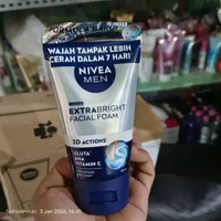 nivea men extra bright foam 100ml
