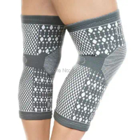 High Quality Far Infrared and Magnetic Fabric Knee Support Brace Protective Knee Pads
