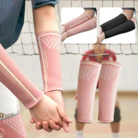 1 Pair Volleyball Arm Sleeves Sports Wristbands Protector Forearm Compression Sleeve Hand Band Sweat Wrist Support Brace Guard