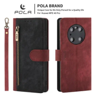 Lanyard Retro Leather Flip Holder Phone Case For Huawei NOVA 2 2S 3 3i 4 5 Pro 6 7 8 SE 8i 9 10 Wallet Card Slot Cover Coque Bag