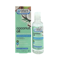 Natural World 護髮油 - 椰子油款 coconut oil 100 ml 英國製造