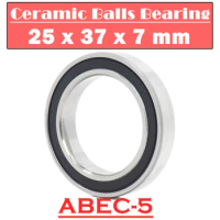6805RS Hybrid Ceramic Bearing 25*37*7 mm ABEC-5 ( 1 PC ) Bicycle Bottom Brackets Spares 6805 RS 2RS Si3N4 Ball Bearings 6805-2RS