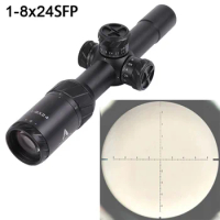 Altima Optical Telescopic Sight HD 1-8x24SFP Hunting Rifle Scope AK Sniper Airsoft Gunsight Outdoor Tactical Equipment Fashion