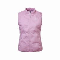 【PING】女款三角型壓棉蓄熱保暖防風防潑水鋪棉背心-紫(GOLF/高爾夫/RB24215-67)