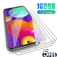 5Pcs Tempered Glass For Samsung A02 A04S A10S A11 A12 A13 A14 4G 5G Screen Protector