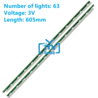 2pcs/set LED backlight strip for LG 55LB870V 55 V14 ART9 TV R L Type 6920L-0001C HS6413 2C.6916L1605A 6916L1606A LC550EUH LG F1