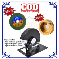 Mata Pinggul Bevel Granit Bullnose Resin Stepnosing + Dudukan Gerinda