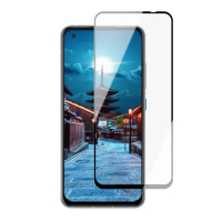 ASUS ZENFONE 8 9H滿版玻璃鋼化膜黑框高清手機保護貼玻璃貼(ZenFone8保護貼ZenFone8鋼化膜)