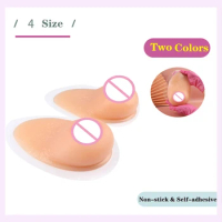 Tgirl Realistic Big Boobs Silicone Pad Adhesive Breasts Form for Mastectomy Bra Insert Accessories Shemale Cosplay Nipples