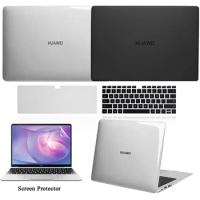 Laptop Case for Huawei MateBook D15/D14/13/14/MagicBook 14/15/Pro 16.1/MateBook X Pro/X 2020 +Keyboard Cover+Screen Protector