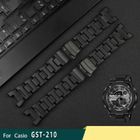 Plastic steel watch strap for Casio GST--S130 / S110 / S120 / w130l / W100 / 210 plastic steel watch strap men's wristband belt