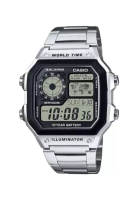 CASIO Men's Digital AE-1200WHD-1AV Stainless Steel Band Sport Watch