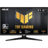 TUF Gaming 31.5” 1440P HDR Monitor (VG32AQA1A) - QHD (2560 x 1440), 170Hz, 1ms, Extreme Low Motion B