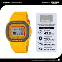 G-Shock 90’s Yellow Color Series Jam Tangan Pria Wanita Digital Analog DW-5610Y-9DR