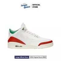 Sepatu Basket Pria Air Jordan 3 Rerto Mex - Summit White (IO1752-100) Original 45
