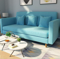沙發 沙發小戶型北歐簡約現代租房臥室小沙發網紅款布藝客廳單雙人沙發