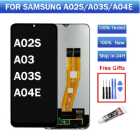 Samsung Paparan Skrin LCD Ganti untuk Galaxy A03/A03S/M03S/A02S/M02S/A04E/M04 100% Diuji Baru Dengan