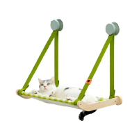 【JPLH】Mewoofun 貓吊床 懸掛貓架 貓跳台 貓爬架(牢固吸盤 不需打孔 結實耐抓)