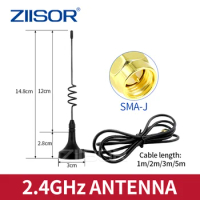 Ziisor 2.4GHz Wifi Antenna Indoor Digital Internet Antenna 2.4G SMA Male for Router Aircard Aerial