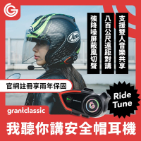 grantclassic RideTune 我聽你講 安全帽藍牙耳機 騎車對講 機車騎士耳機
