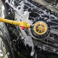 Portable high-pressure water gun hose nozzle foam water gun automatic rotary car wash brush